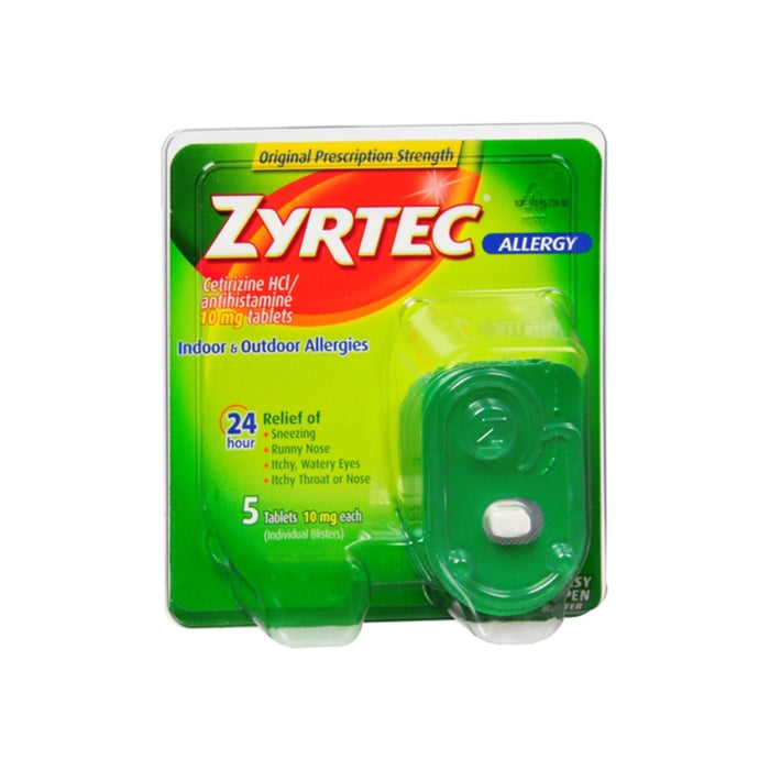 Zyrtec Allergy 10 mg Tablets 5 ea