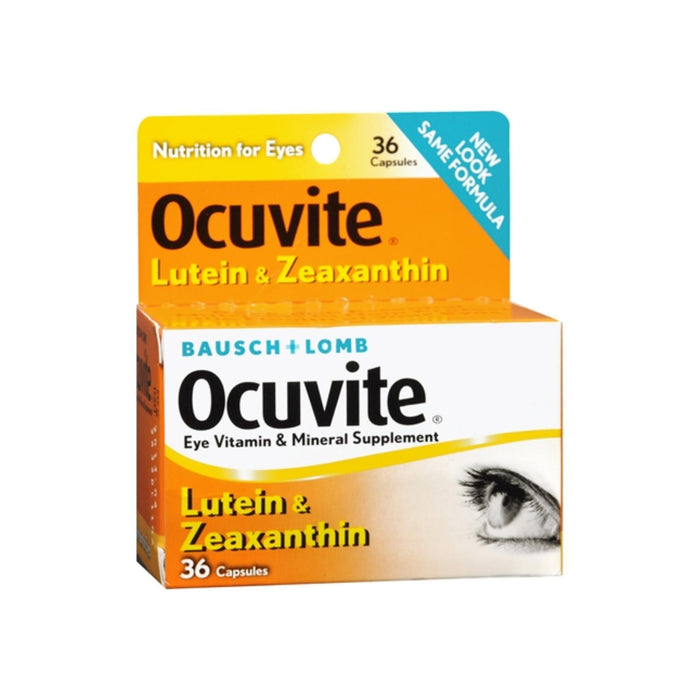 Bausch & Lomb  Ocuvite Lutein Capsules 36 Capsules