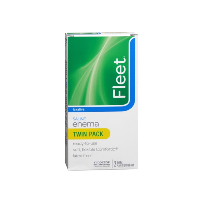 Fleet Saline Enema Twin Pack 9 oz