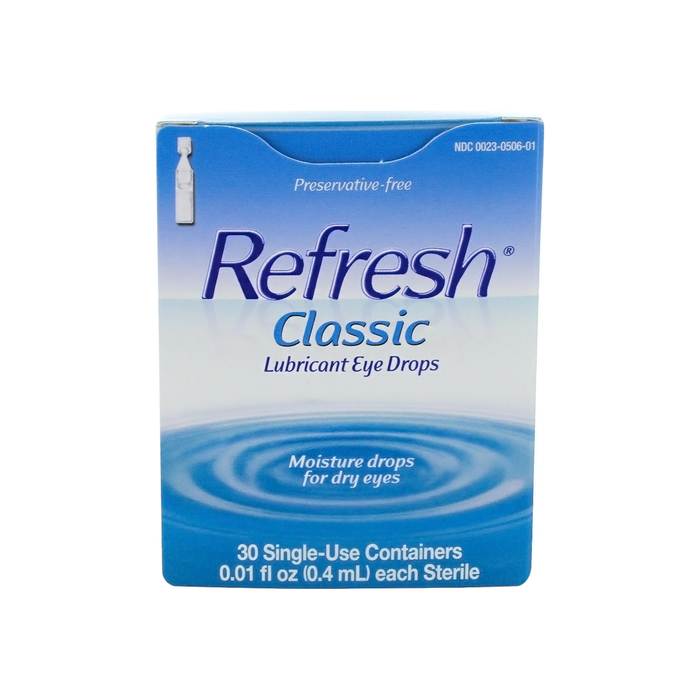 REFRESH Classic Lubricant Eye Drops Single-Use Containers 30 Each