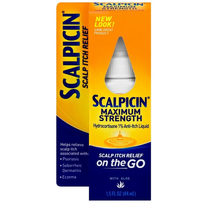 Scalpicin Max Strength Scalp Itch Treatment, 1.5 oz