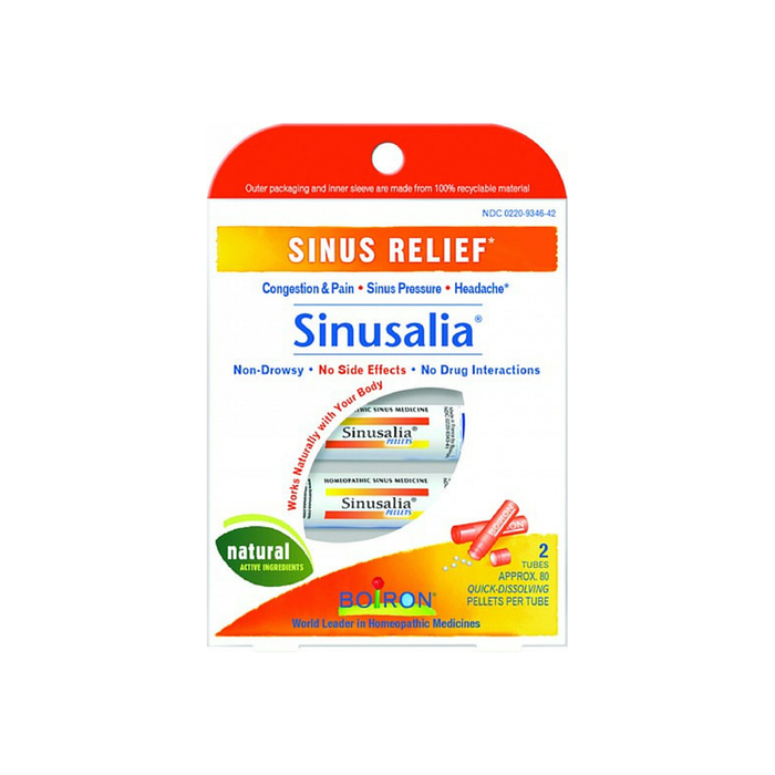 Boiron Sinusalia Sinus Homeopathic Medicine 2 Tubes 160 pellets