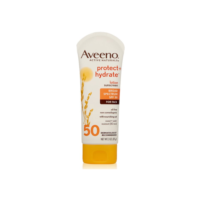 AVEENO Active Naturals Protect + Hydrate Lotion Sunscreen SPF 50 3 oz