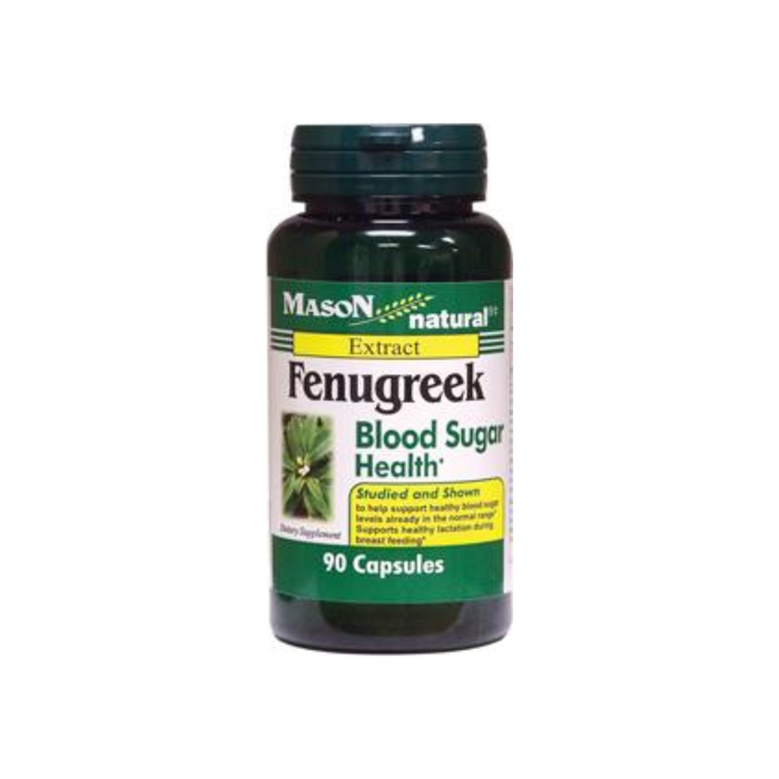 Mason Natural Fenugreek Blood Sugar Health Capsules 90 ea