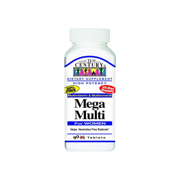 21st Century Mega Multi for Women Tablets 90 ea