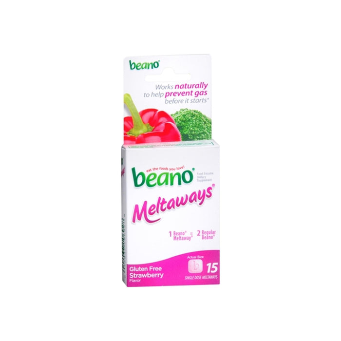 Beano Meltaways Strawberry 15 ea