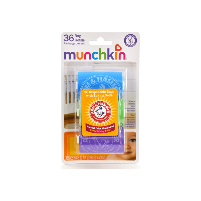 Arm & Hammer by Munchkin Bag Dispenser Refill, 36 ea