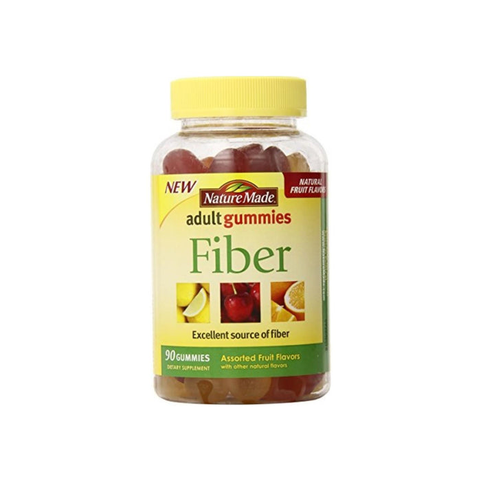 Nature Made Fiber Adult Gummies, Assorted Fruit 90 ea