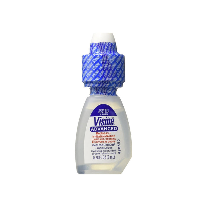 Visine  Advanced Relief Eye Drops, Travel Size 0.28 oz