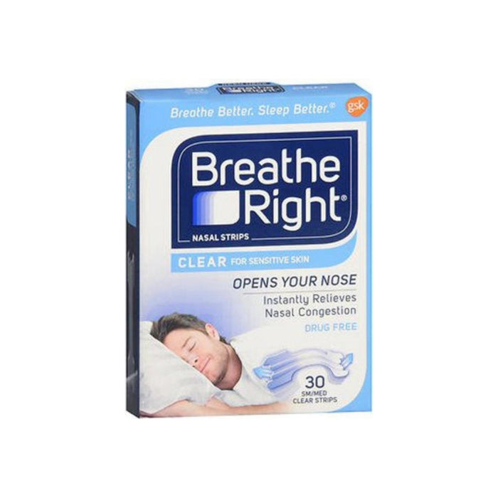 Breathe Right Nasal Strips Clear