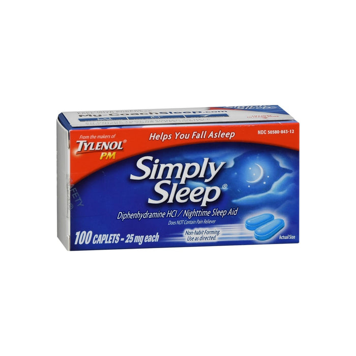 Simply Sleep Caplets 100 Caplets