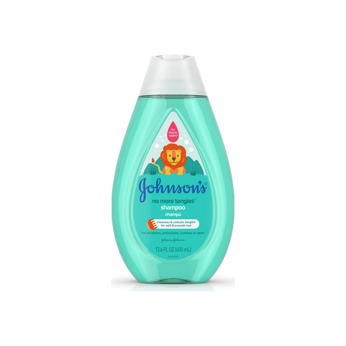 JOHNSON'S No More Tangles Tear Free Toddler & Kids Detangling Shampoo, Paraben Free 13.60 oz