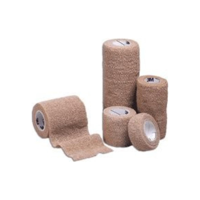 Cohesive Bandage 3M Coban LF 2" X 5 Yard Standard Compression Selfadherent Closure Tan NonSterile - 1 ea