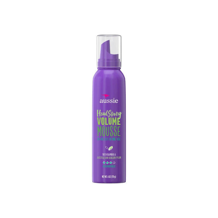 Aussie Head Strong Volume Mousse [Maximun Hold] 6 oz