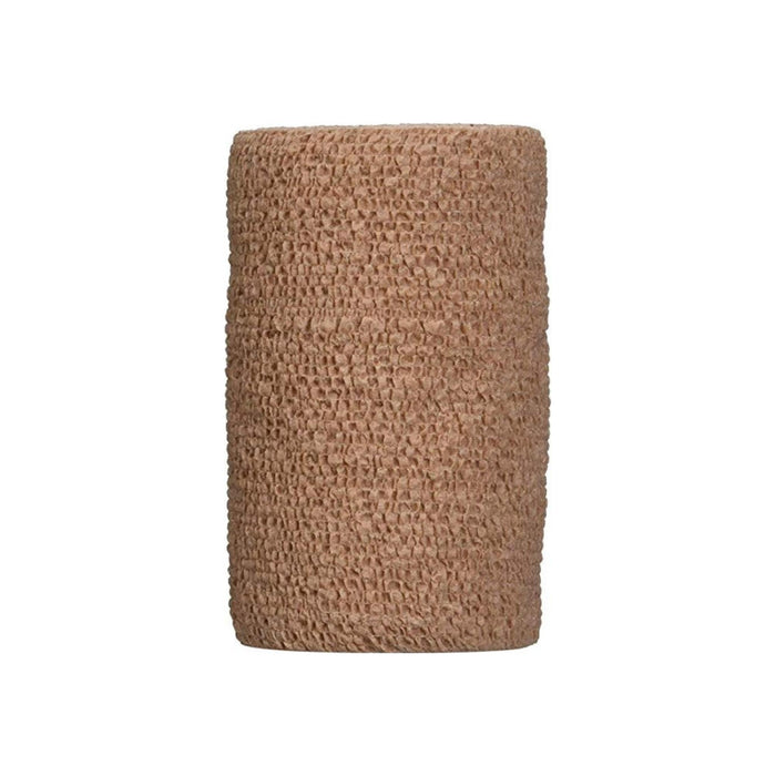 3M Coban Cohesive Bandage 4" X 5 Yard Standard Compression Selfadherent Closure Tan Sterile