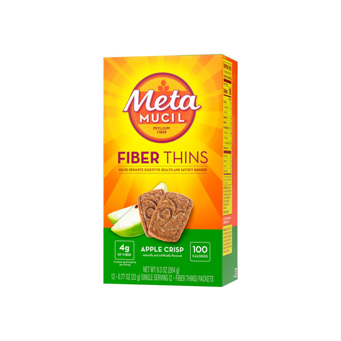 Metamucil Fiber Wafers Apple Crisp Packets 2 ea