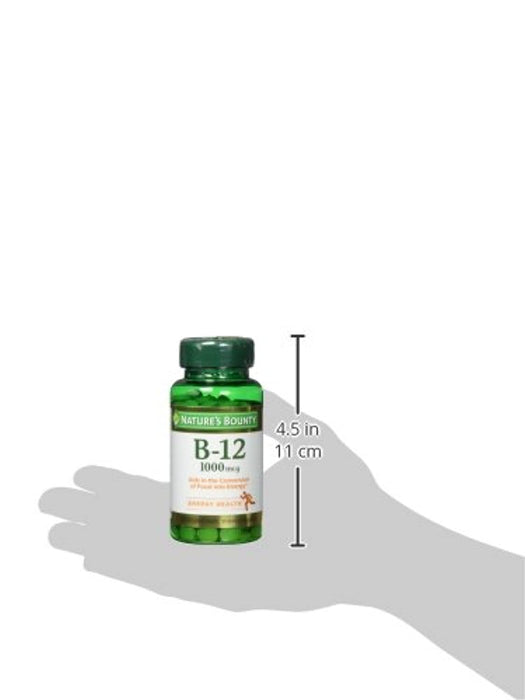 Nature's Bounty Vitamin B-12, 1000 mcg - Vitamin Supplement