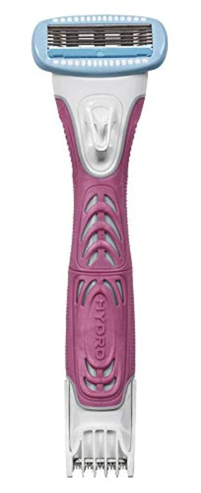 Schick Hydro Silk TrimStyle Moisturizing Razor for Women with Bikini Trimmer,1 Count