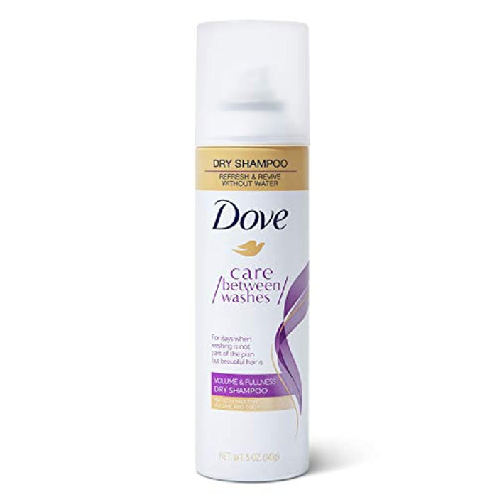 Dove Care Between Washes Dry Shampoo Hair Treatment for Oily Hair, Volume and Fullness Cleansing Hair Volumizer 5 oz