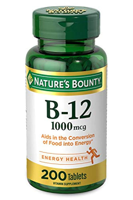 Nature's Bounty Vitamin B-12, 1000 mcg - Vitamin Supplement