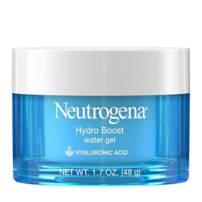 Neutrogena Hydro Boost Hyaluronic Acid Hydrating Water Gel Daily Face Moisturizer for Dry Skin, Oil-Free, Non-Comedogenic & Dye-Free Face Lotion, 1.7 fl. oz