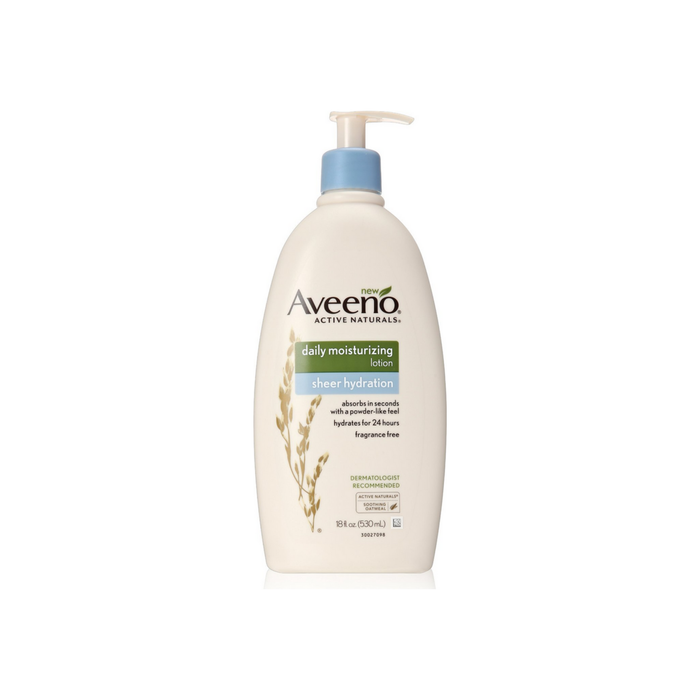 Aveeno  Active Naturals Daily Moisturizing Lotion, Sheer Hydration 18 oz