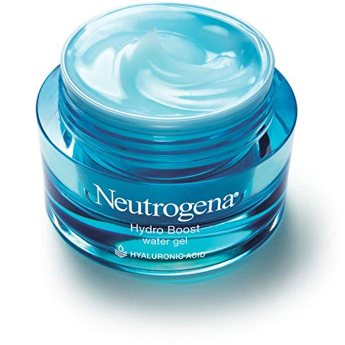 Neutrogena Hydro Boost Hyaluronic Acid Hydrating Water Gel Daily Face Moisturizer for Dry Skin, Oil-Free, Non-Comedogenic & Dye-Free Face Lotion, 1.7 fl. oz