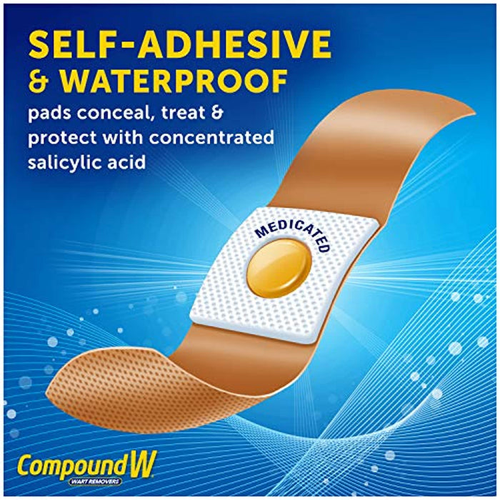 Compound W One Step Pads | Salicylic Acid Wart Remover | 14 Count (Pack of 1) Pads, White