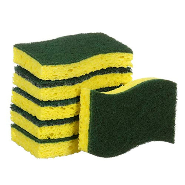 Scotch-Brite Heavy Duty Scrub Sponges, Powerful Scrubbing for Stuck-on Messes, 6 Scrub Sponges