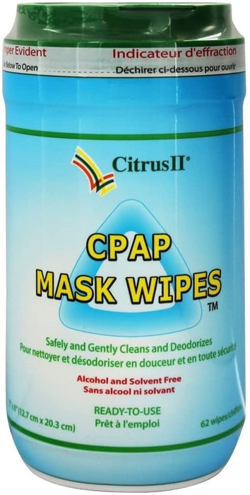 Citrus Magic PAP Mask Cleaner Wipes 12 Count