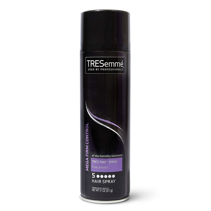 TRESemmé TRES Two Hair Spray for a Frizz-Free Look Extra Hold Anti-Frizz Hairspray With All-Day Humidity Resistance 11 oz (22400640150)