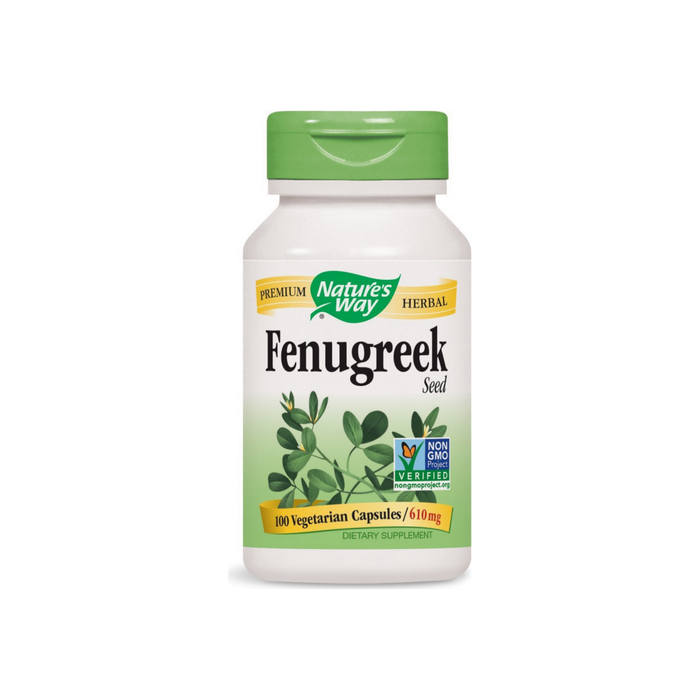 Nature's Way Fenugreek Seed Vegetarian Capsules, 610 mg 180 ea