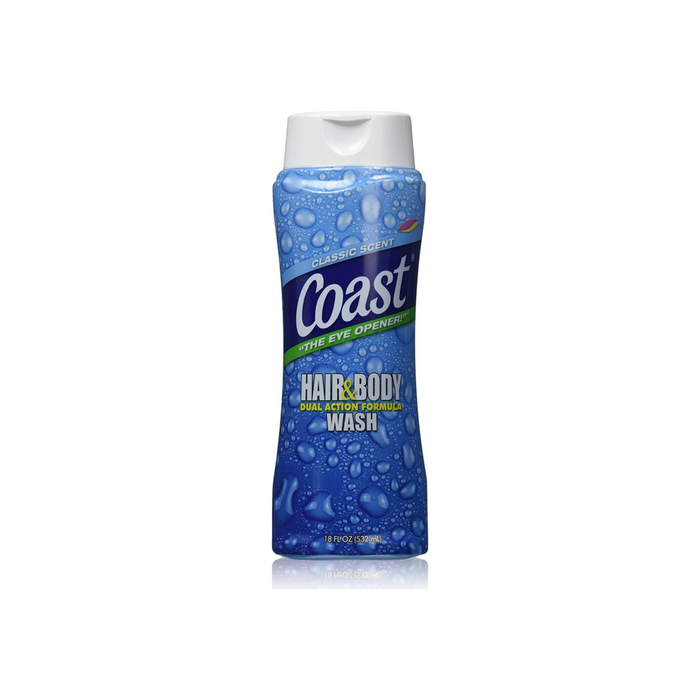 Coast Hair & Body Wash, Classic Scent 18 oz