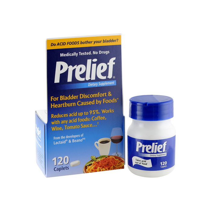 Prelief Acid Reducer Dietary Supplement Caplets