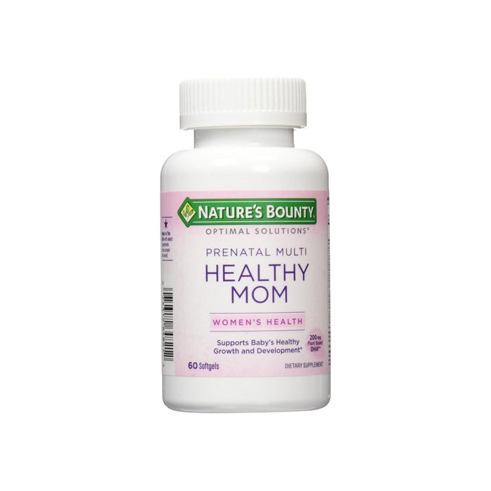 Nature's Bounty Optimal Solutions Healthy Mom Prenatal Multivitamin Softgels 60 ea