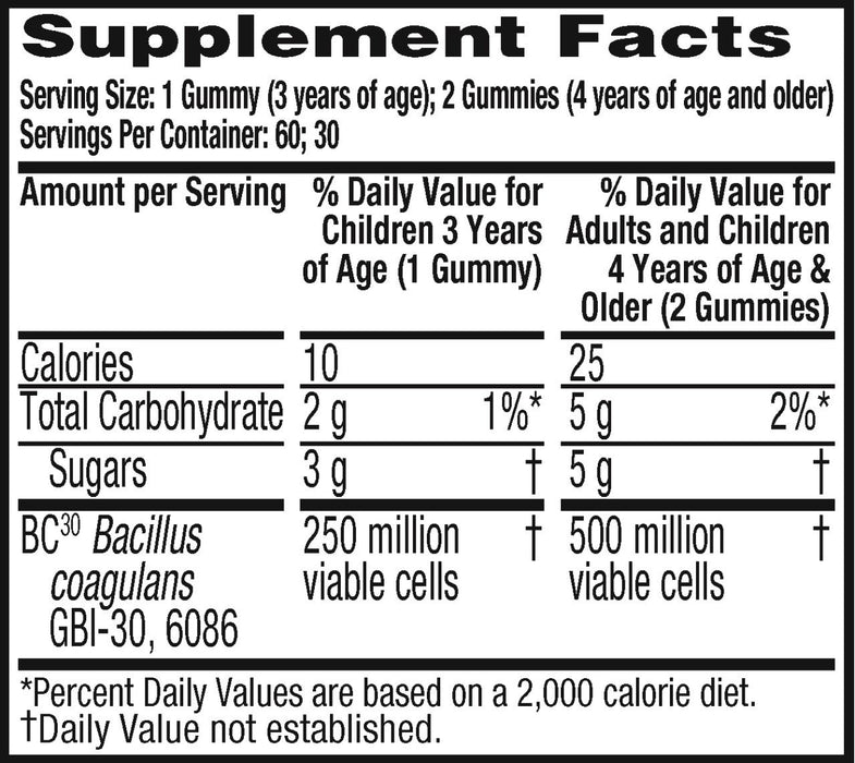 Digestive Advantage Probiotic Gummies, 60 ct